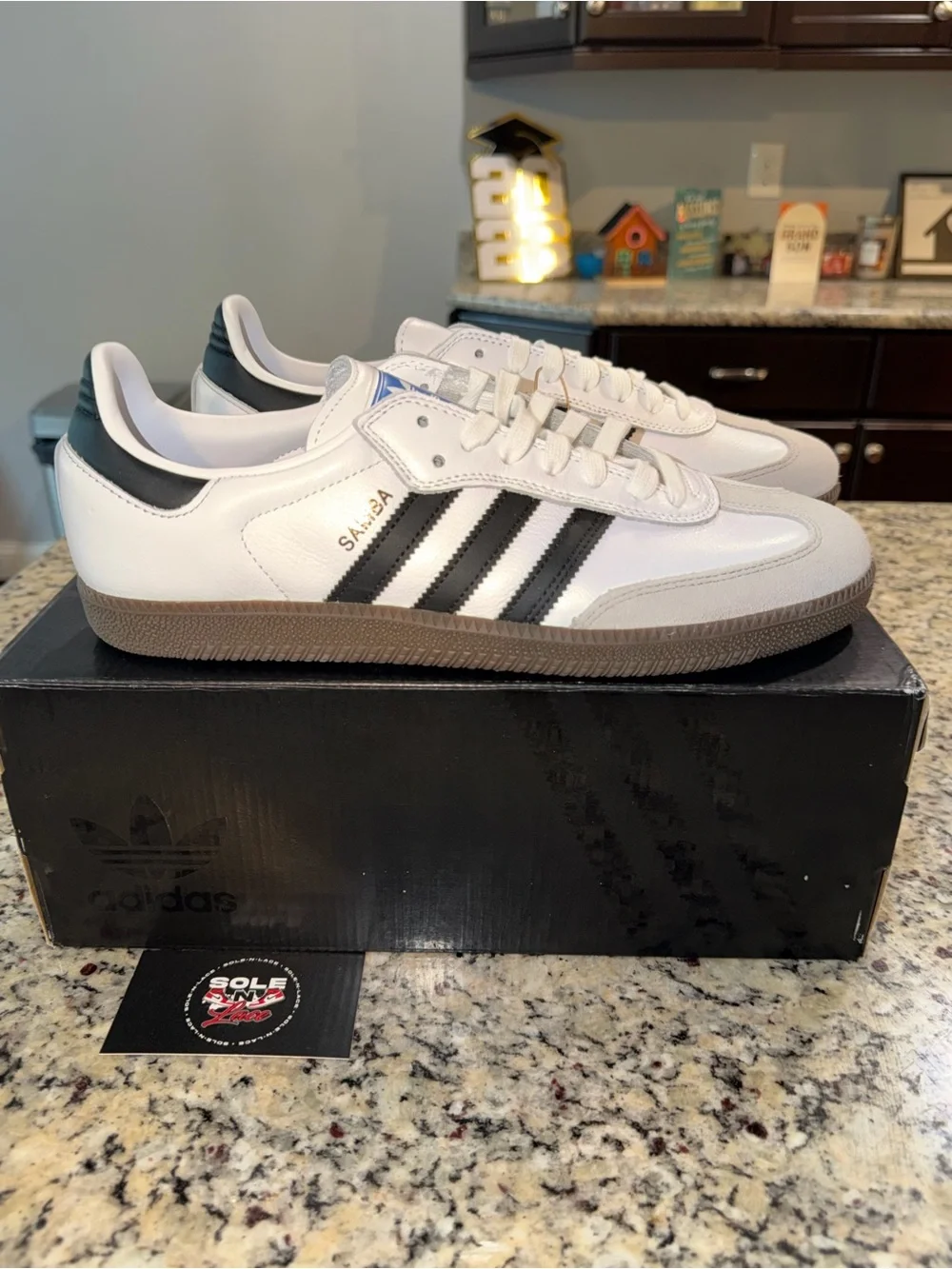 Size 11 Adidas Samba ADV White Black Gum SKU GZ8477 Brand New